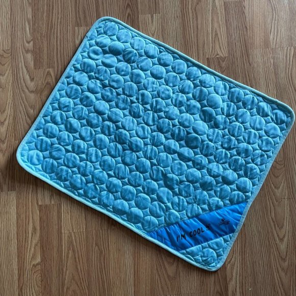 Inspector Tail Self Cooling Mat for Dog Blue Cool Core Fabric Sandwich Mesh Mat - Picture 2 of 10